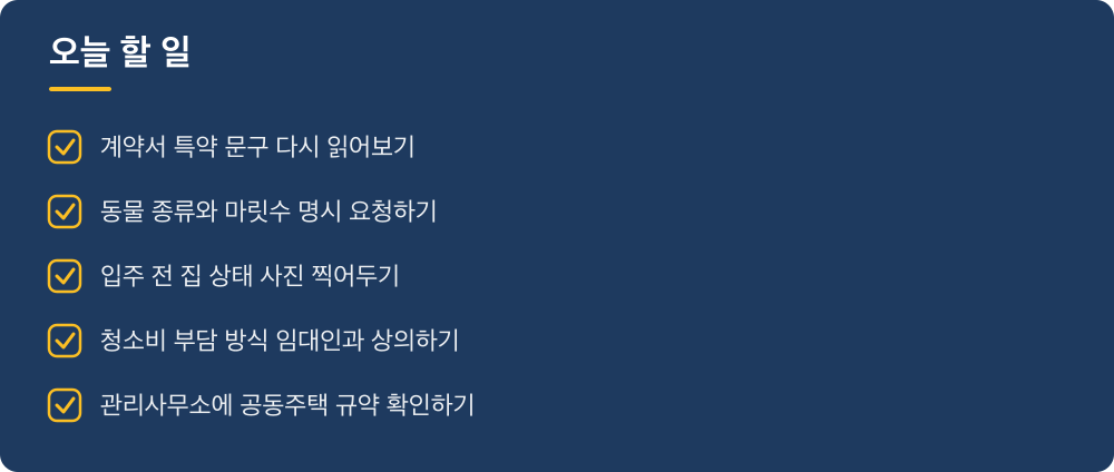 오늘 할 일