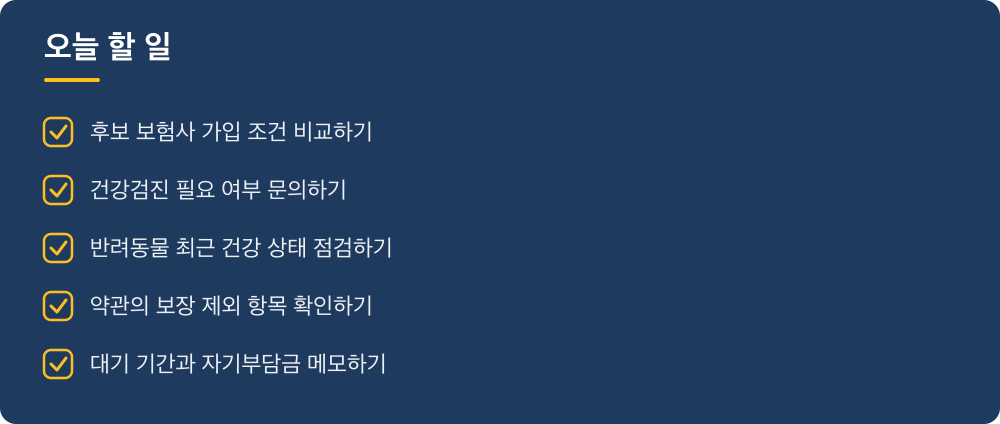 오늘 할 일